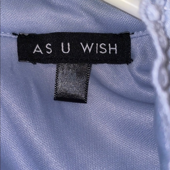 Blue ruffle dress 💙 - Picture 3 of 4